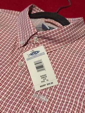 AFTCO Youth ( XL-18yrs) Sirius Short Sleeve Fishing Shirt